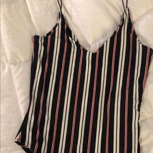 Striped Body Suit